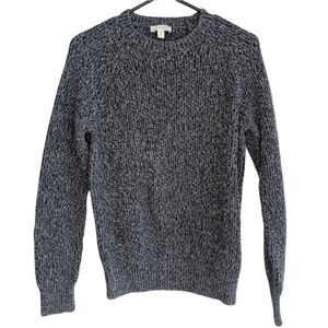 Gap Women's Size‎ Small Gray Thick Cable Knit Long Sleeve Sweater 100% Cotton